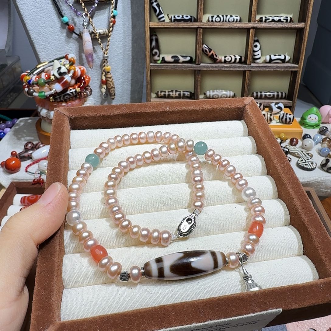 玛瑙/玉髓未镶嵌颈饰
