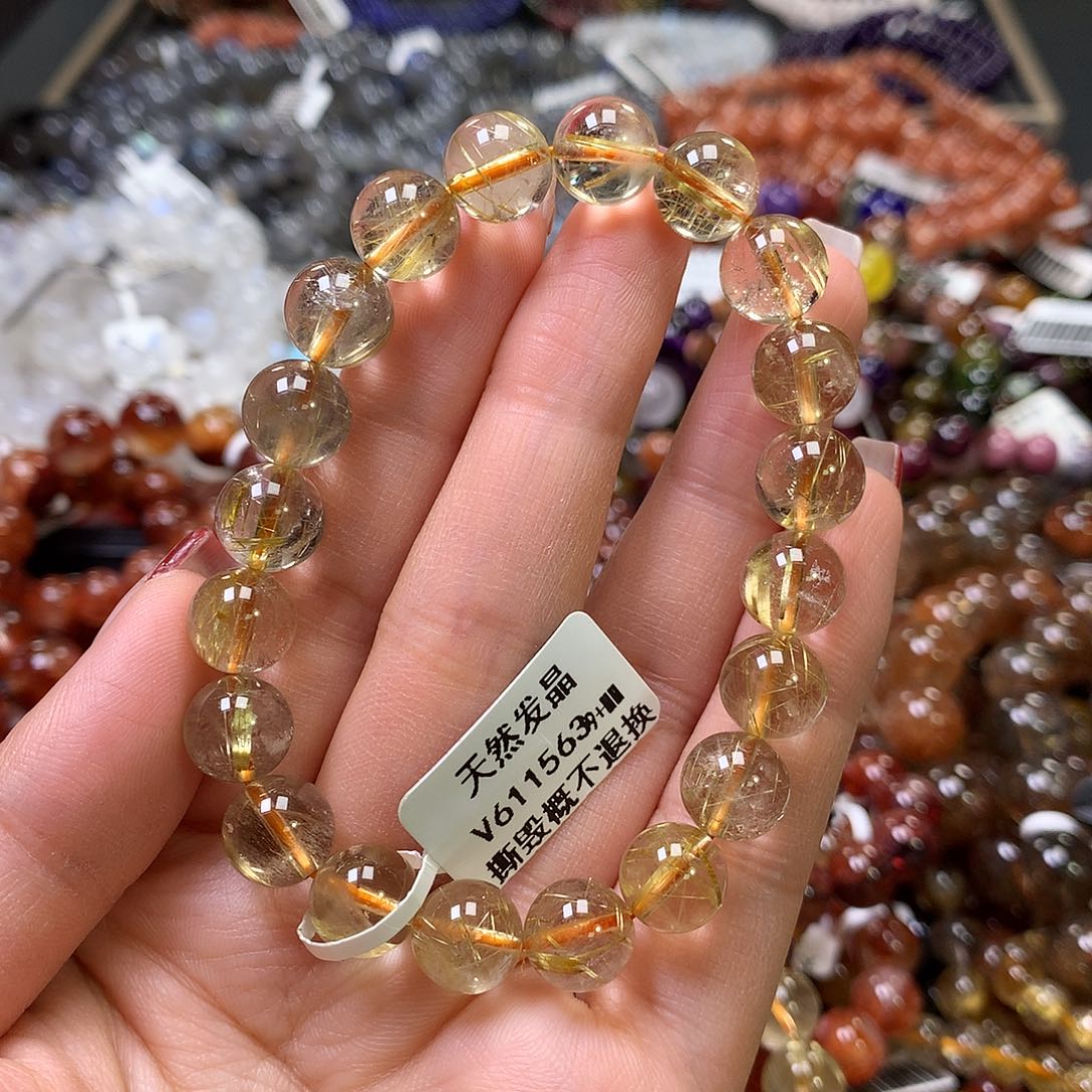 水晶手链未镶嵌，