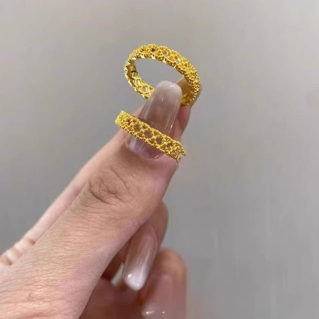 合金戒指 满天星闭口戒指（点击选圈口）