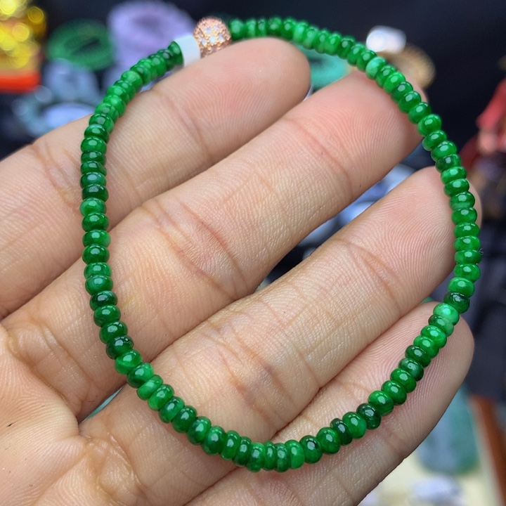 翡翠手链未镶嵌翡翠 3.5 