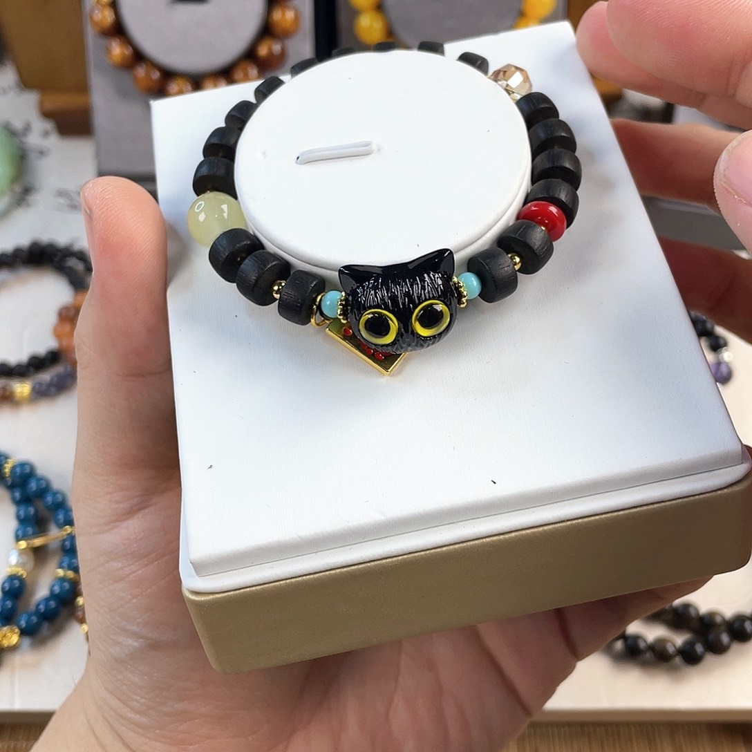 针钠钙石手饰银S925镀金镶嵌