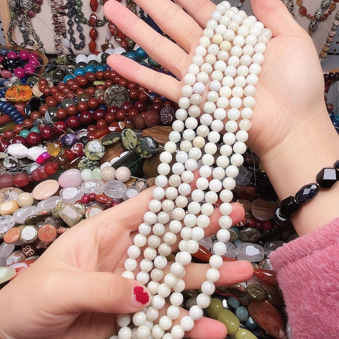 玛瑙/玉髓未镶嵌珠宝半成品卡8天河石