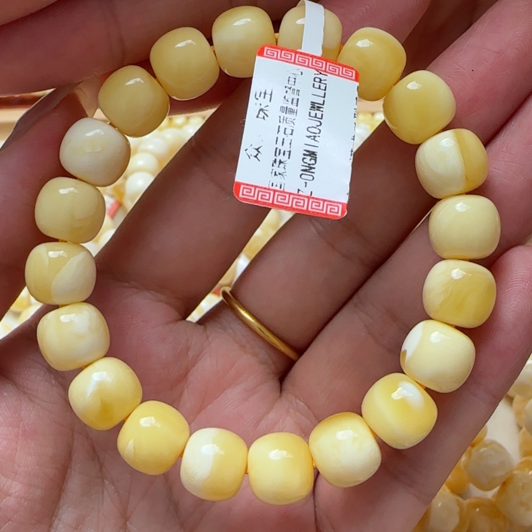 琥珀手链未镶嵌蜜蜡