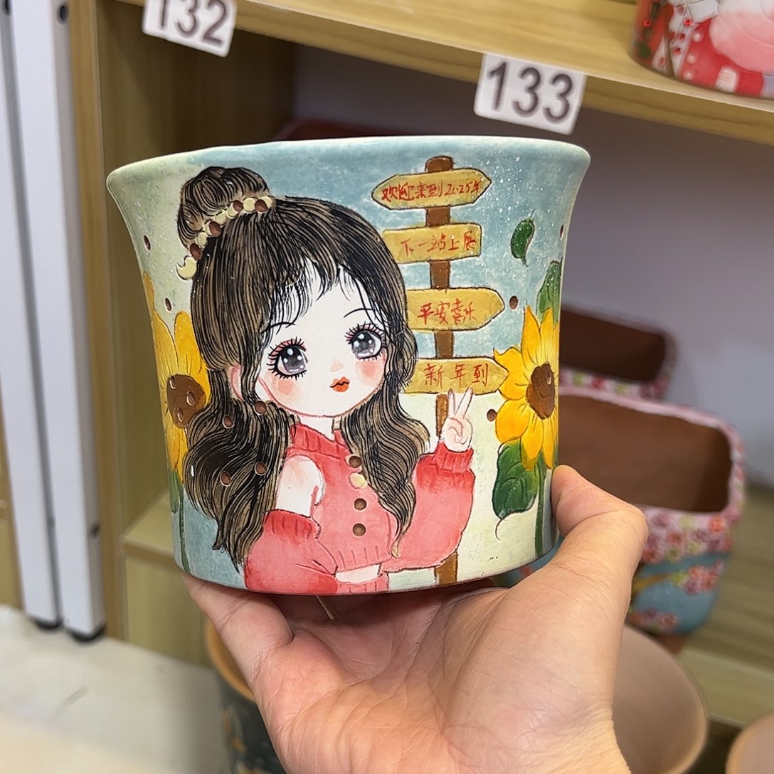 景德镇陶瓷花盆雪*景德镇陶瓷花盆