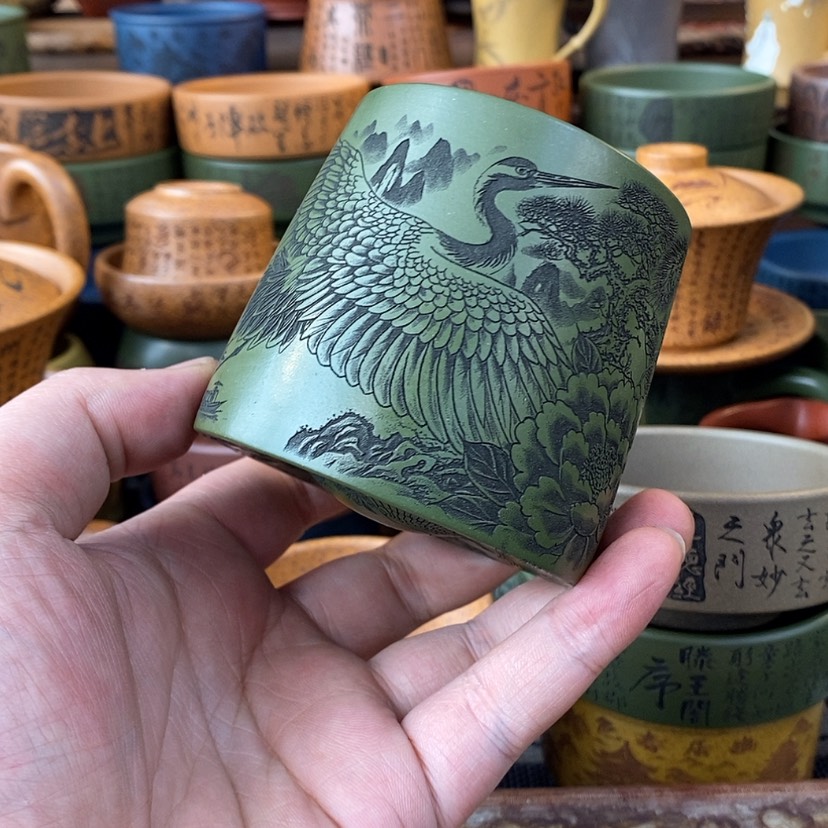 【闪购商品】紫砂杯子宜兴全手工紫砂杯