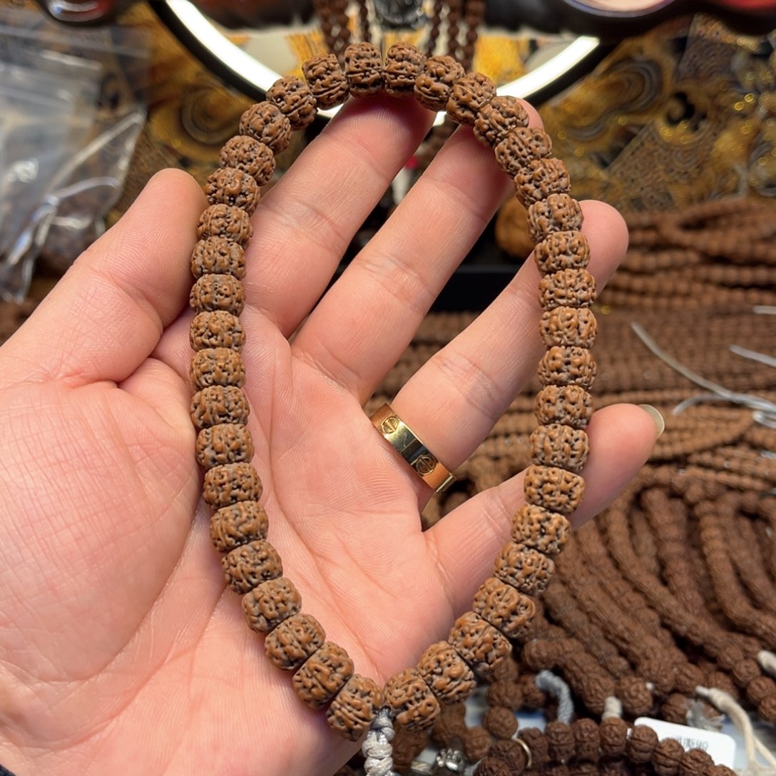 金刚菩提手串藏切盘龙纹