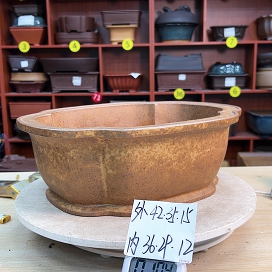 红陶远***7紫砂花盆里都藏
