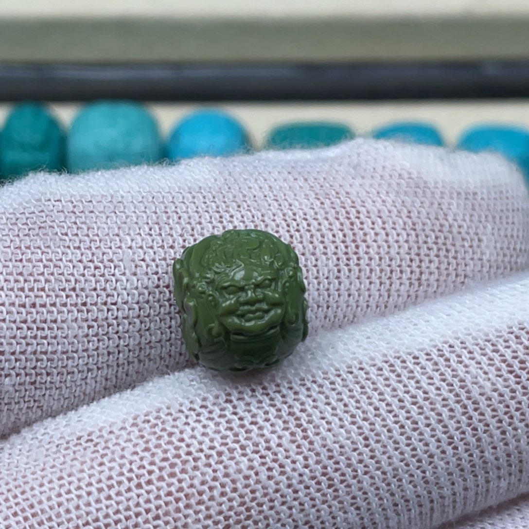 绿松石挂件未镶嵌11✖️9.5mm