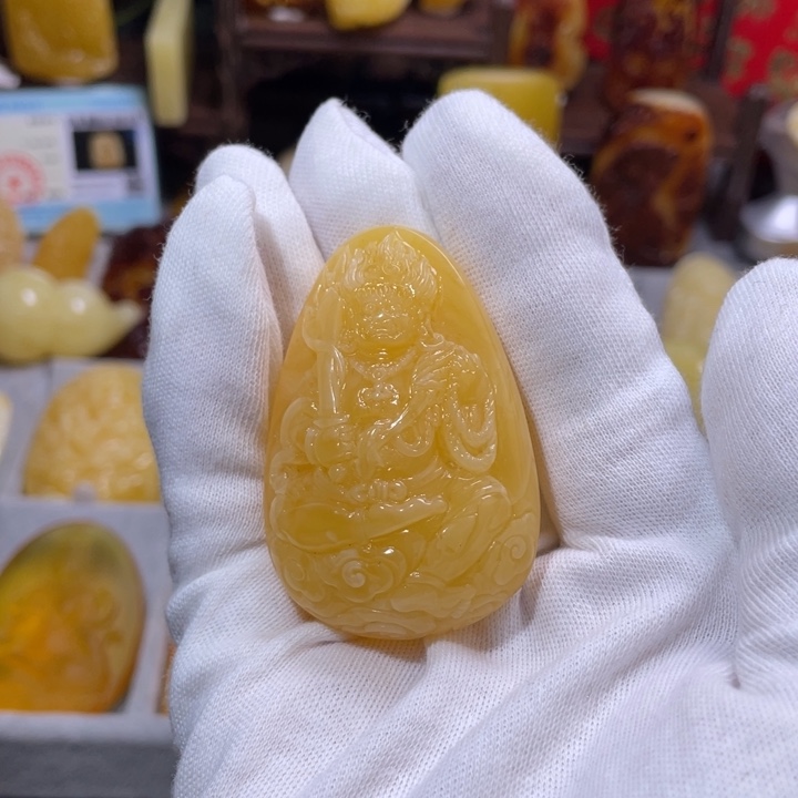 琥珀吊坠(不含链)未镶嵌