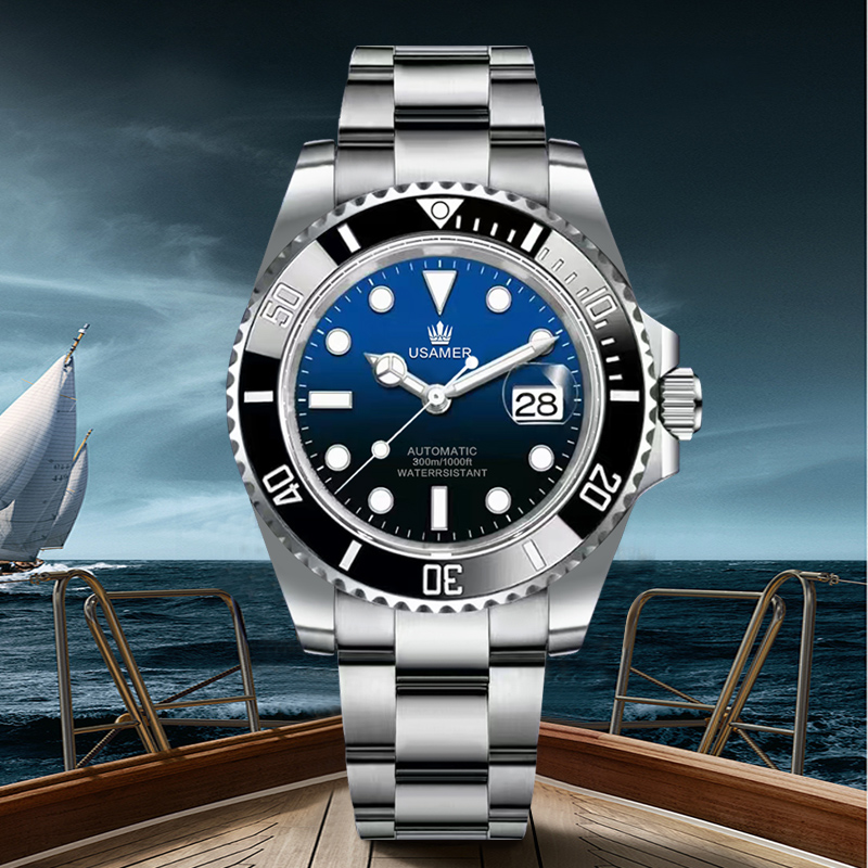 【专柜直发】高端商务腕表/渐变鬼王S8101/全自动机械表/全新未使用