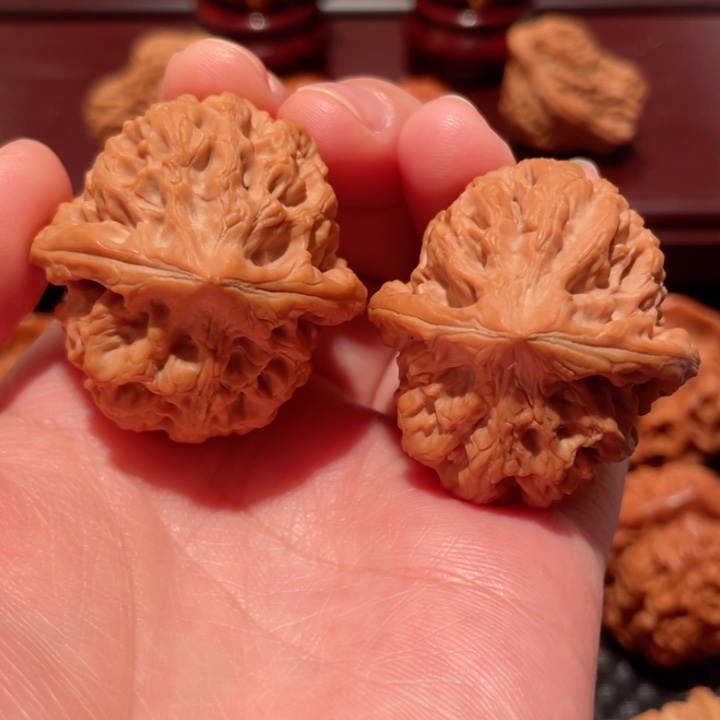 把件文玩核桃三**岳太行龙纹