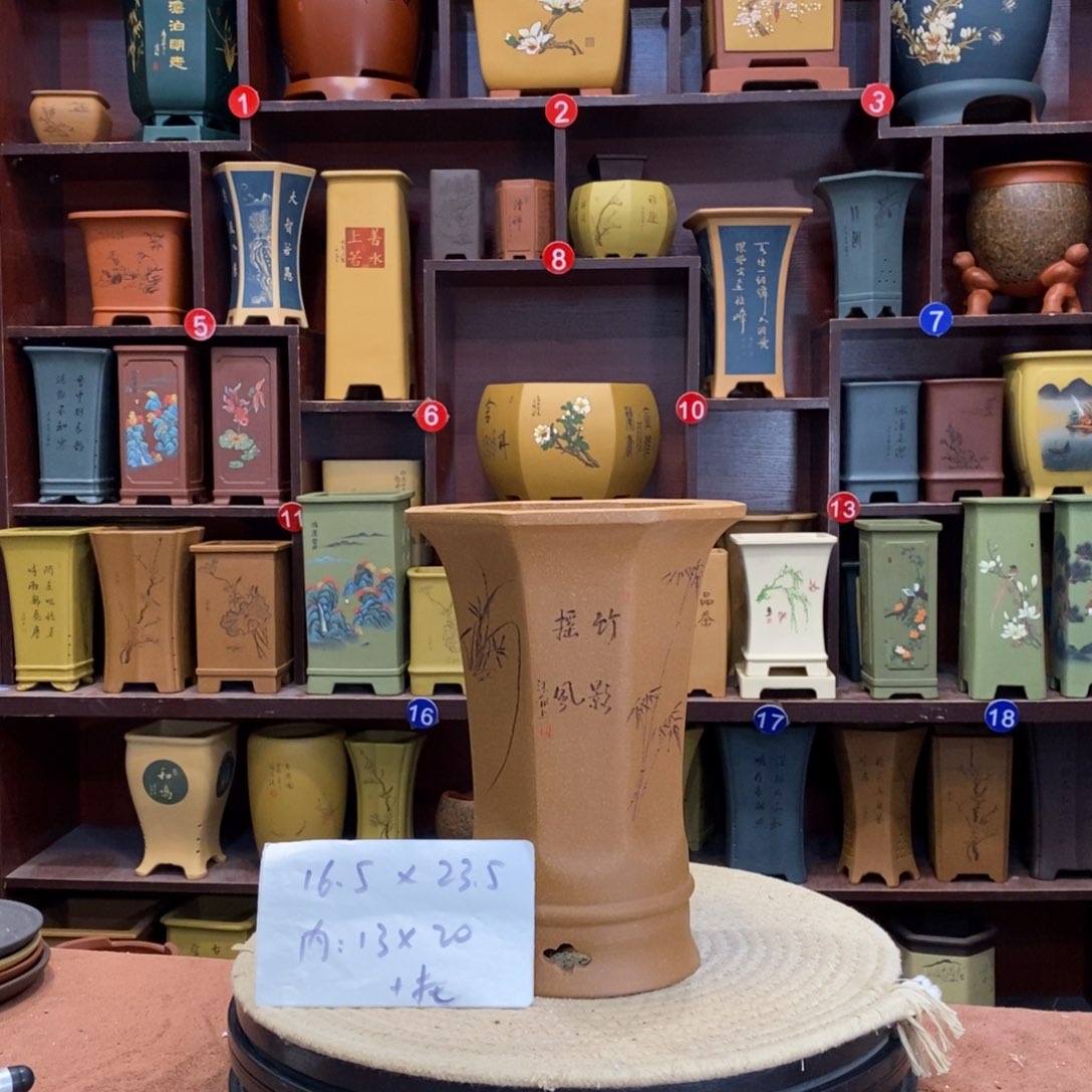 紫砂花盆紫砂花盆