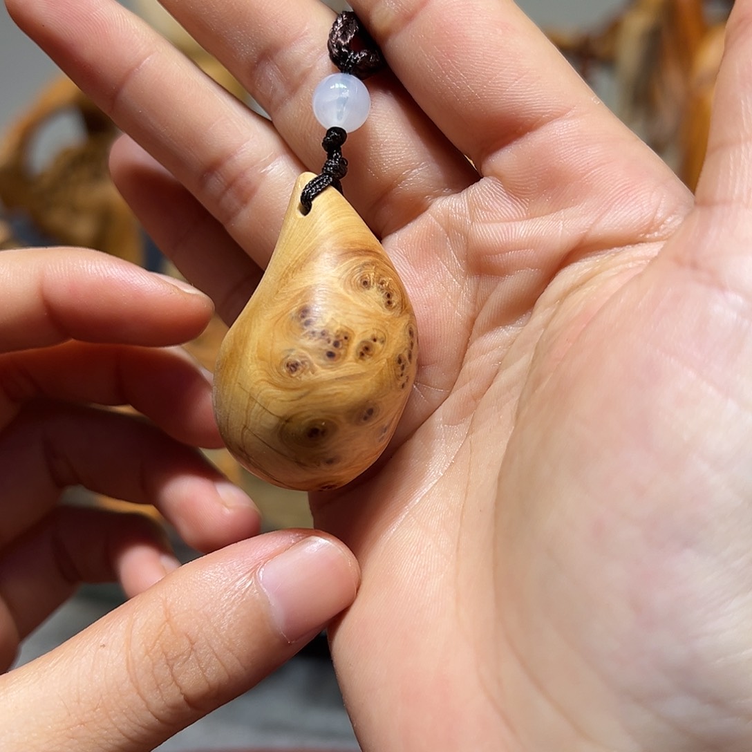 柏木崖柏木手把件摆件
