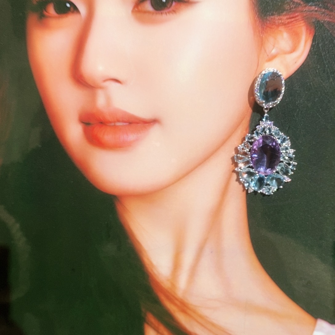 【闪购商品】纯铜925银锆石?**?