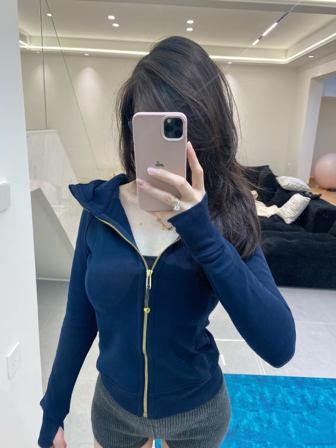 【衣家孤品】NO退NO换修身连帽加绒瑜伽服239集合链接