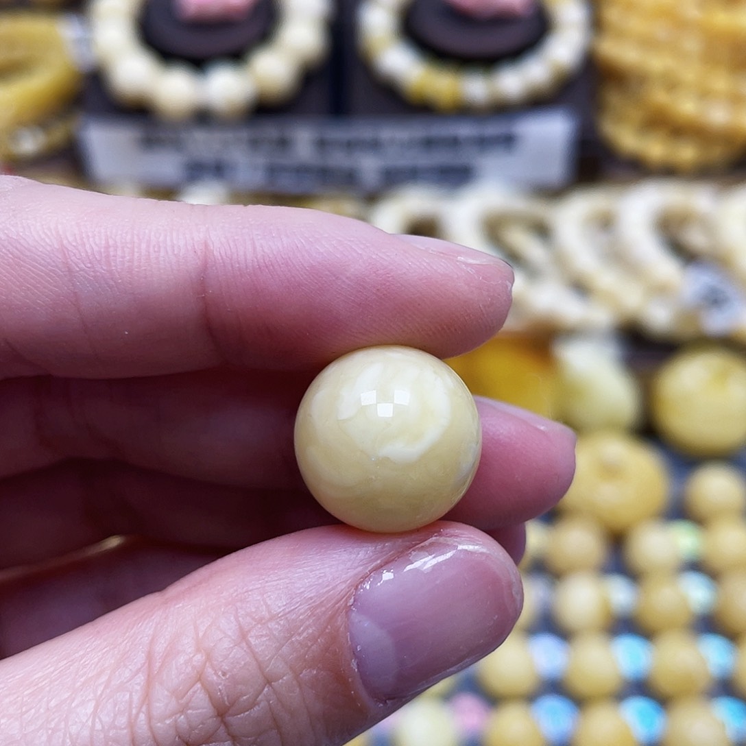 琥珀珠宝奇石未镶嵌15.4mm