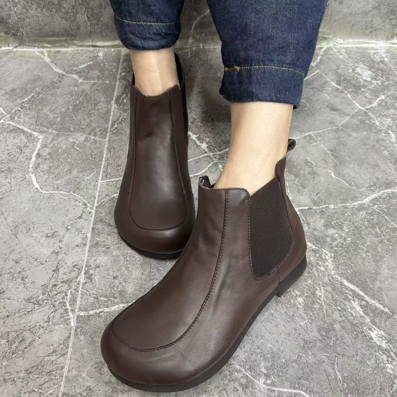 新款复古风柔软舒适百搭休闲女鞋2508A6