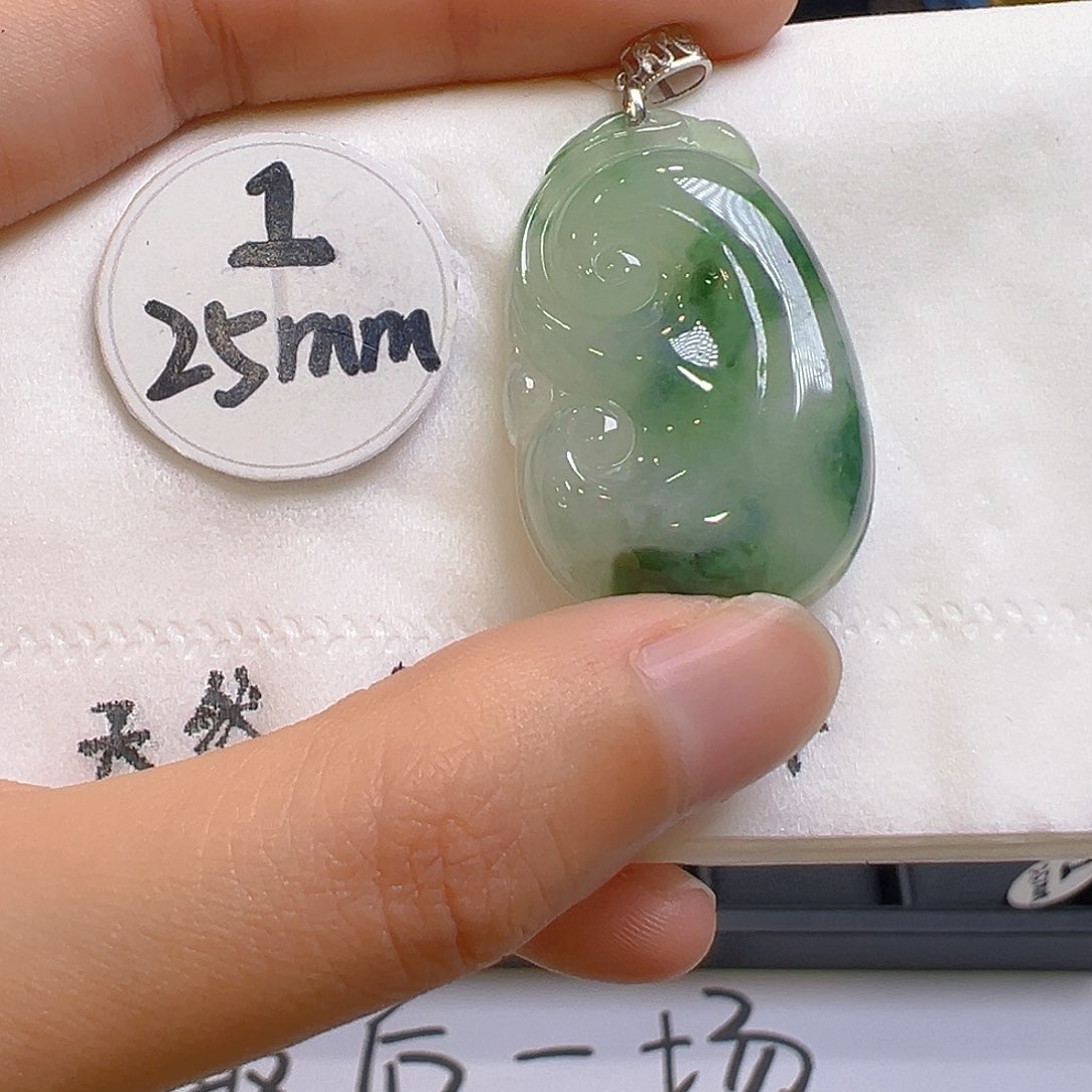 翡翠颈饰18K金镶嵌我