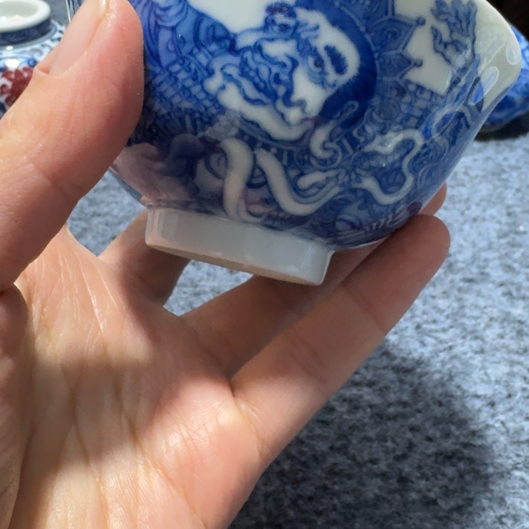 三***拓现代景德镇陶瓷手绘茶具