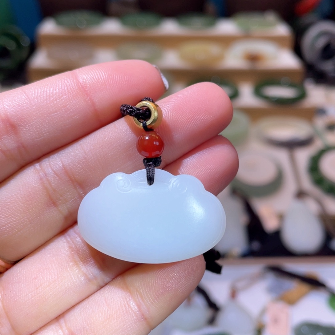 和田玉高品白玉吊坠未镶嵌