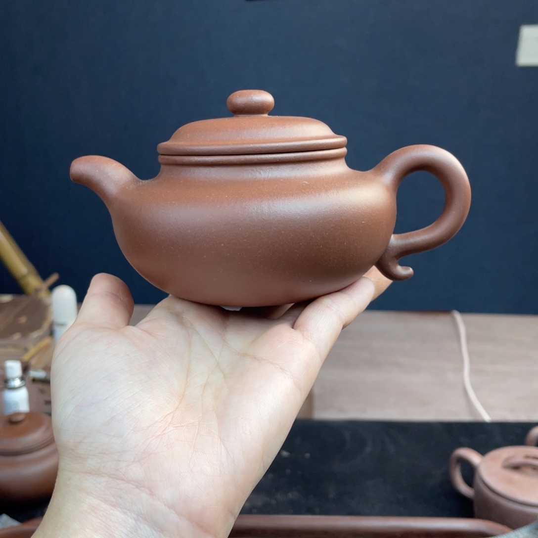 紫砂茶壶全手工底槽清仿古240cc