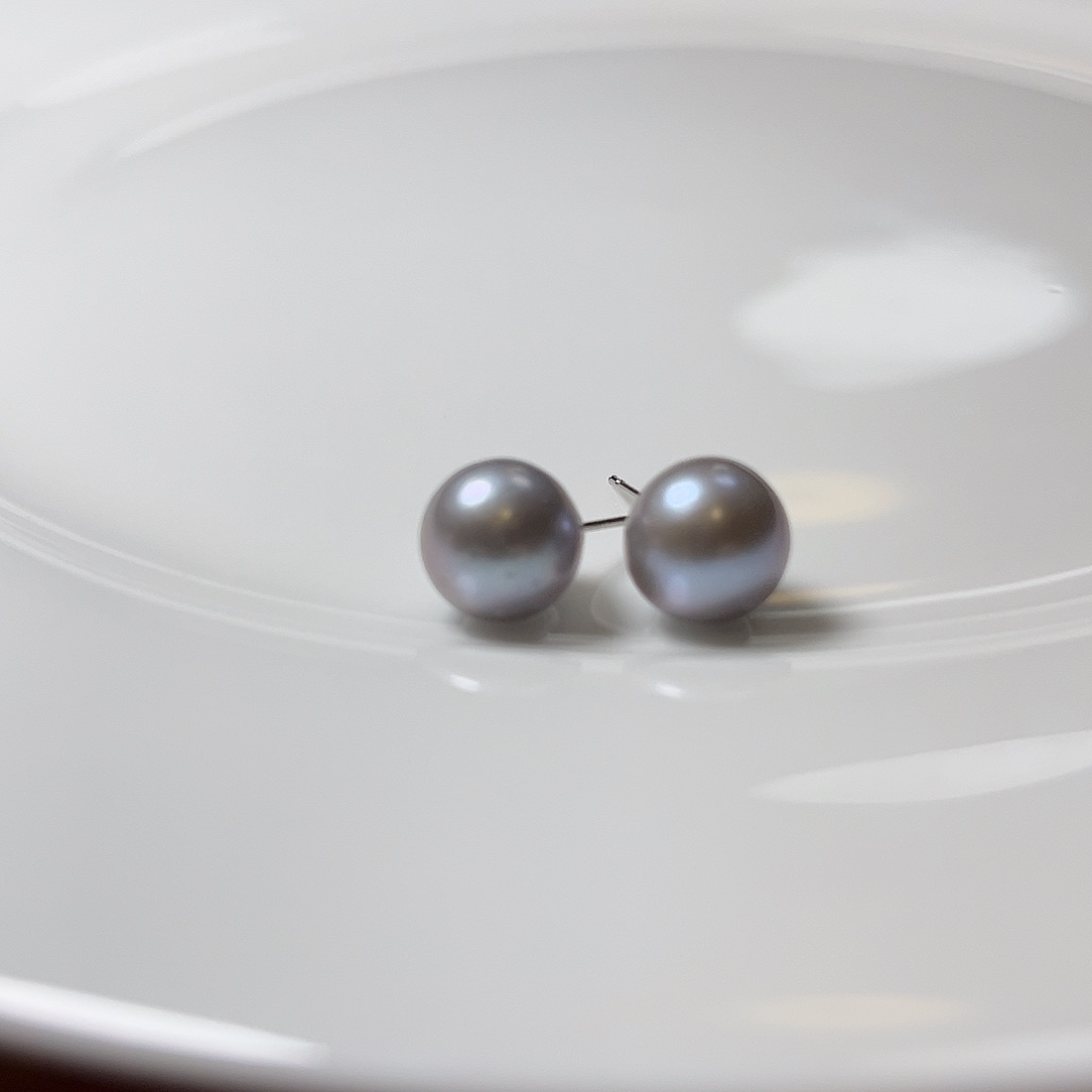 淡水珍珠颈饰未镶嵌10.6高级灰