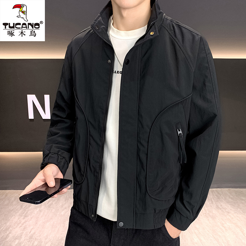 TUCANO/啄木鳥早秋上新男士夹克高级感潮流时尚百搭痞帅休闲外套
