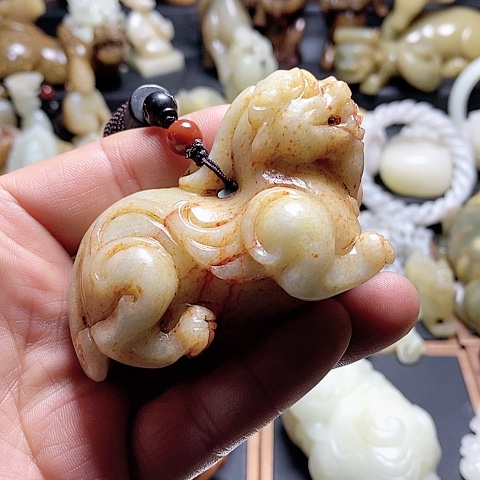 【闪购商品】和田玉把件未镶嵌江***清