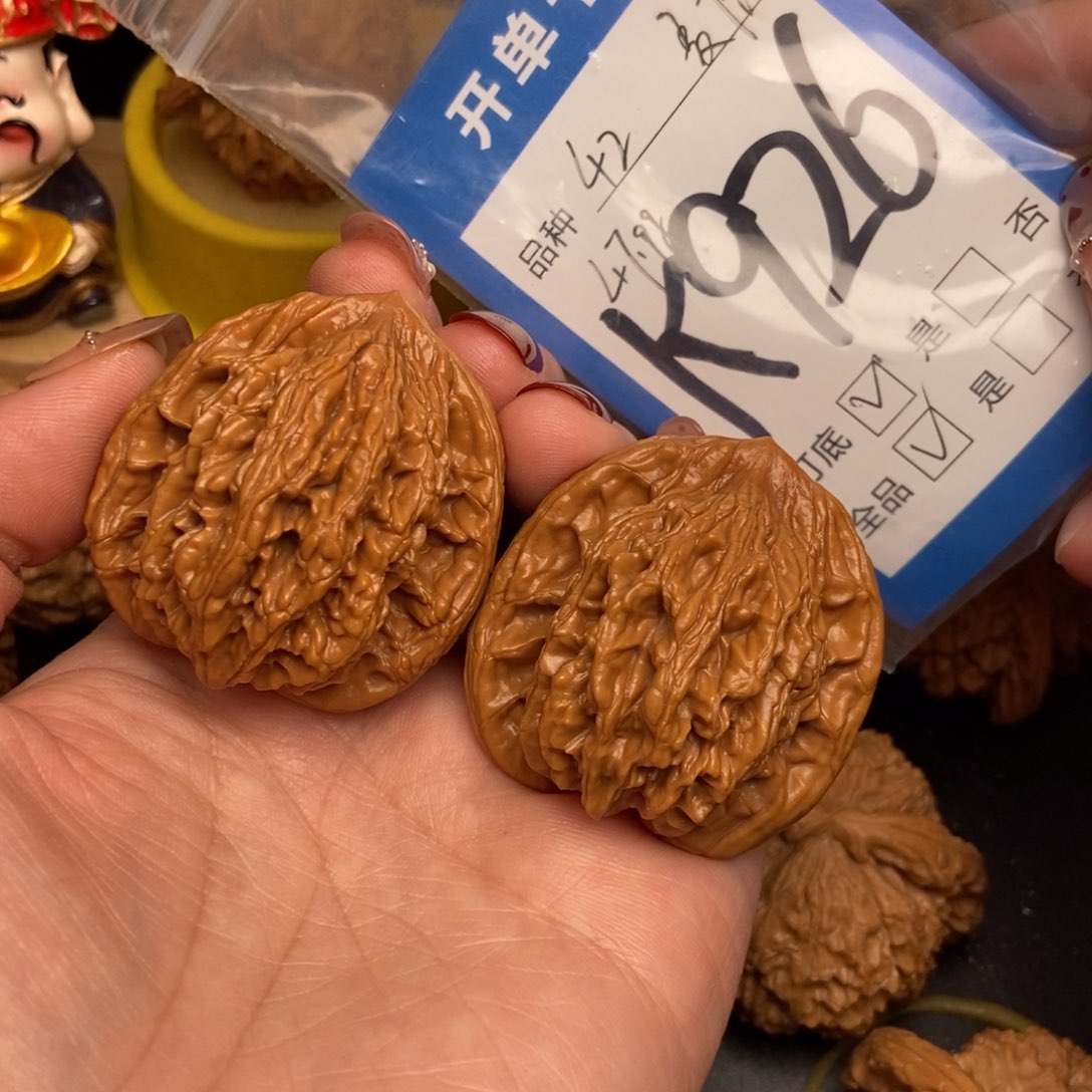 桃核吊坠核桃虎头