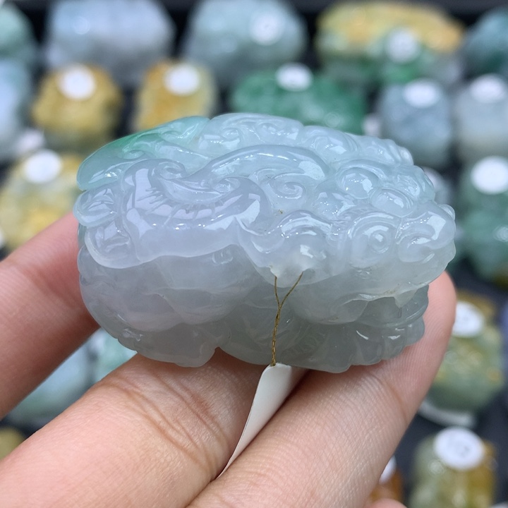 翡翠未镶嵌颈饰天然缅甸翡翠