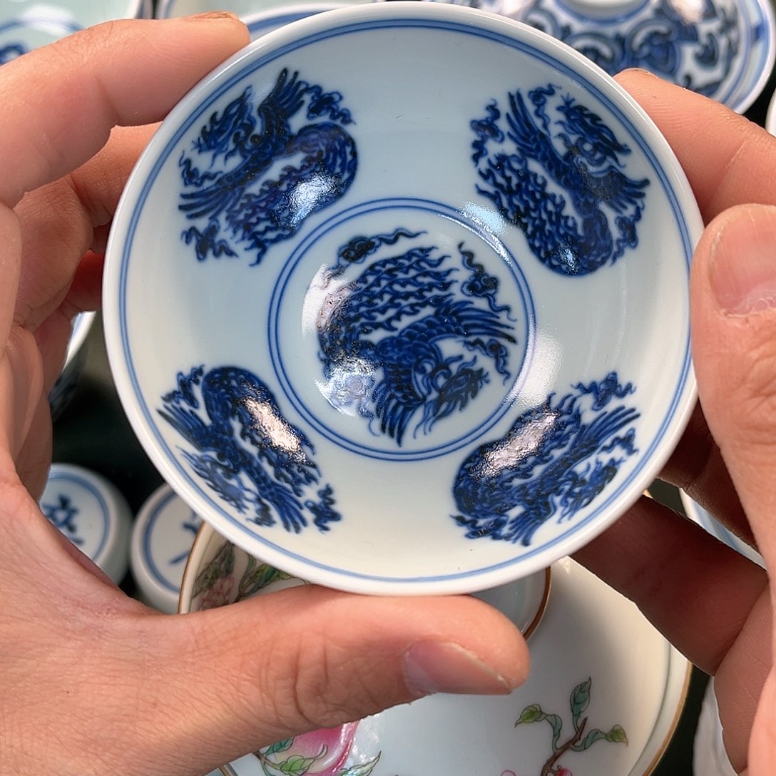 杯青花瓷器青花瓷器