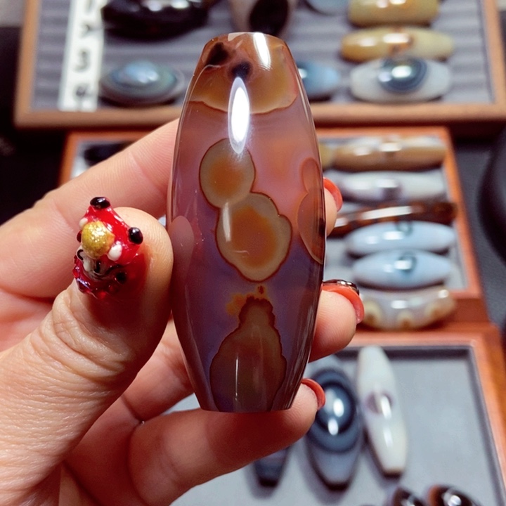 玛瑙/玉髓珠宝奇石未镶嵌秋*