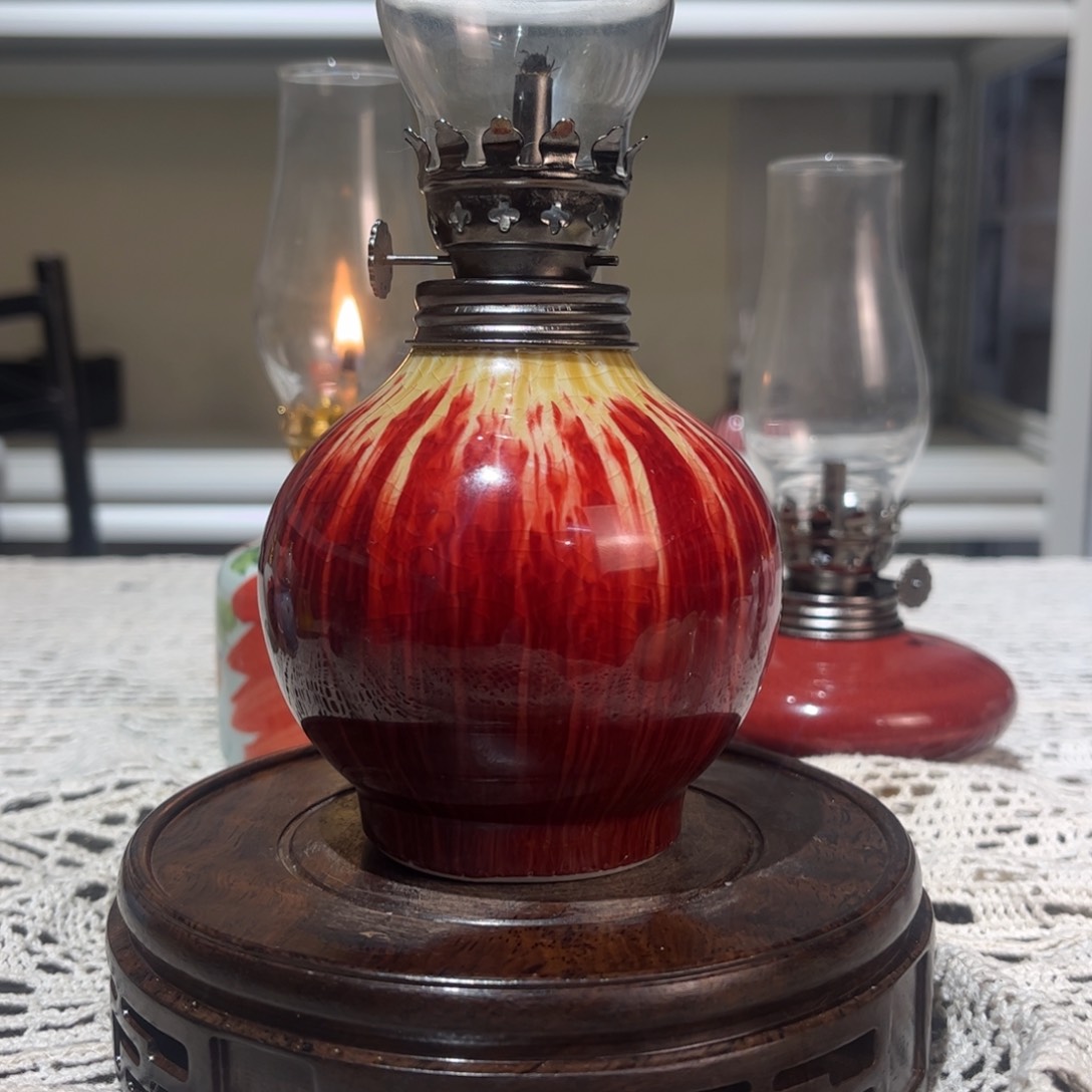 摆件景德镇陶瓷香薰灯