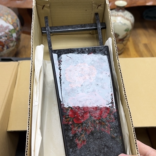 瓷片摆件工艺品瓷器摆件777 