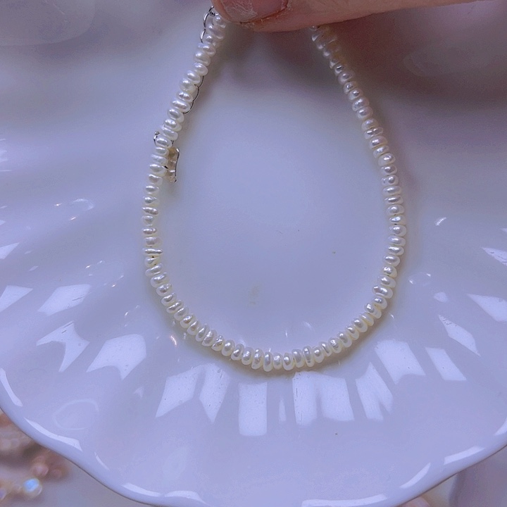 淡水珍珠手绳合金