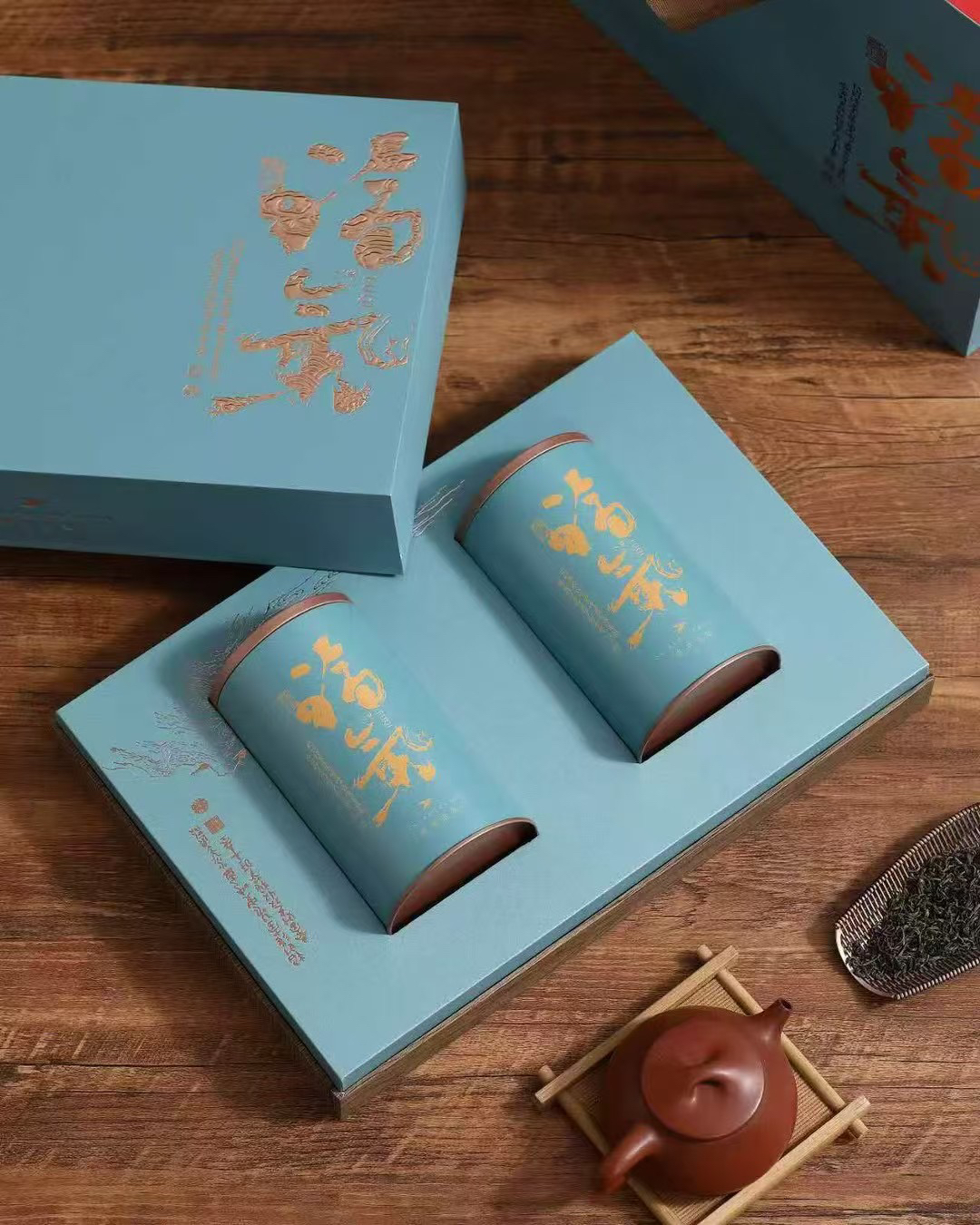 【秋茶】崂山绿茶礼盒 卷曲工艺  豆香