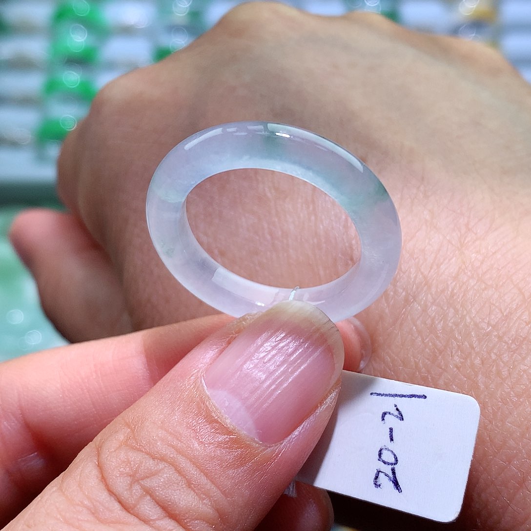 翡翠戒指未镶嵌20-21号