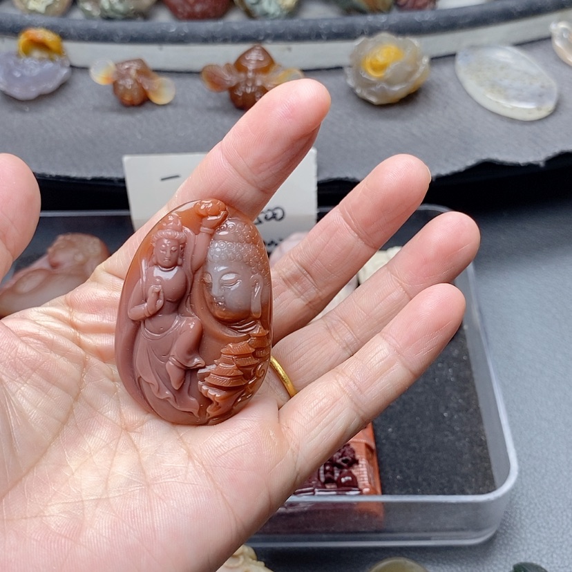 【闪购商品】定制石英质玉吊坠未镶嵌