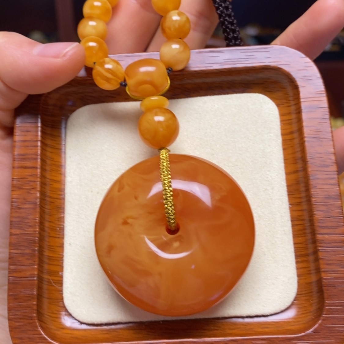 【闪购商品】蜜蜡颈饰未镶嵌项链