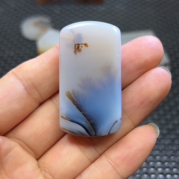 未镶嵌玛瑙/玉髓珠宝半成品
