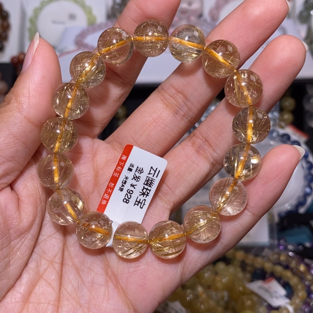 【闪购商品】发晶手链未镶嵌独*兽金发11m