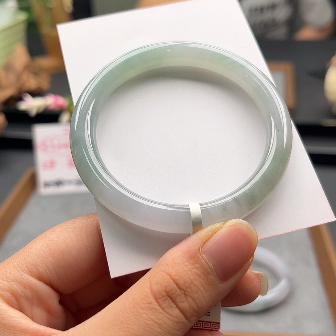 翡翠未镶嵌手镯54-55-56号69