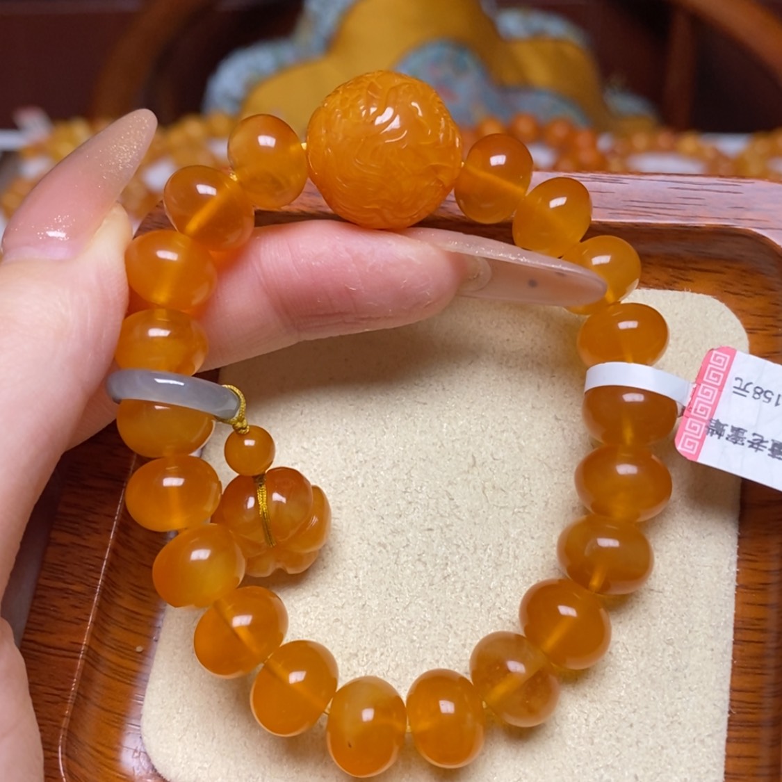【闪购商品】蜜蜡手链未镶嵌手串