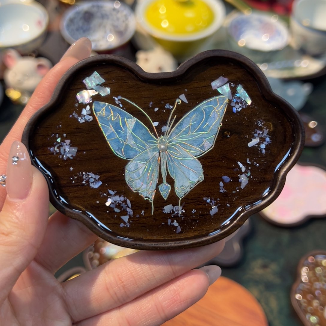 摆件特价蝴蝶杯垫