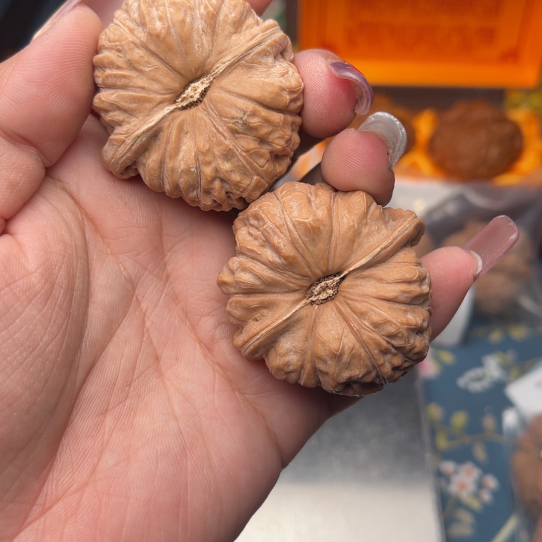 文玩核桃把件佛**年南瓜墩43