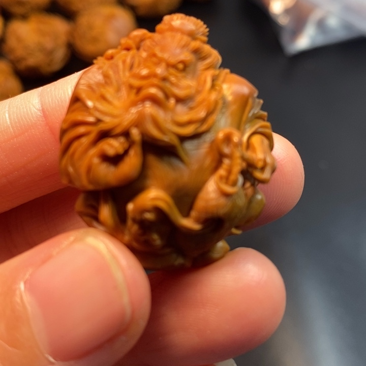 小***明橄榄核手串/手链钟馗单子2.7