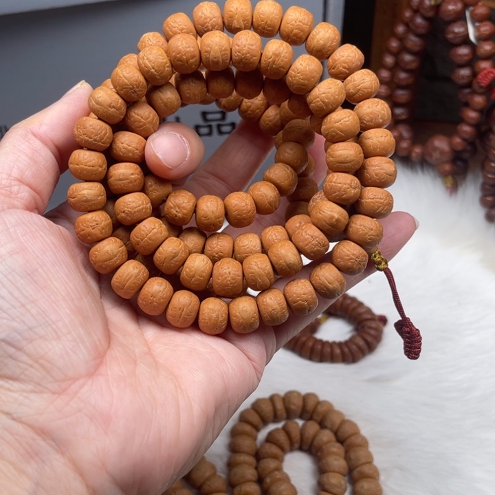 手串凤眼菩提藏式非实心11尺108+8颗