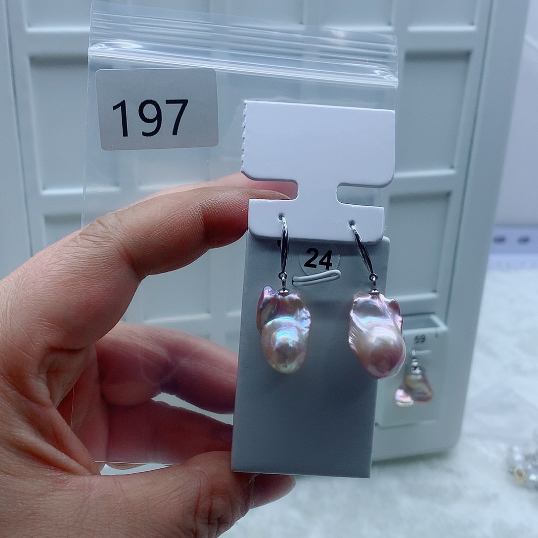 合金淡水珍珠吊坠(不含链)