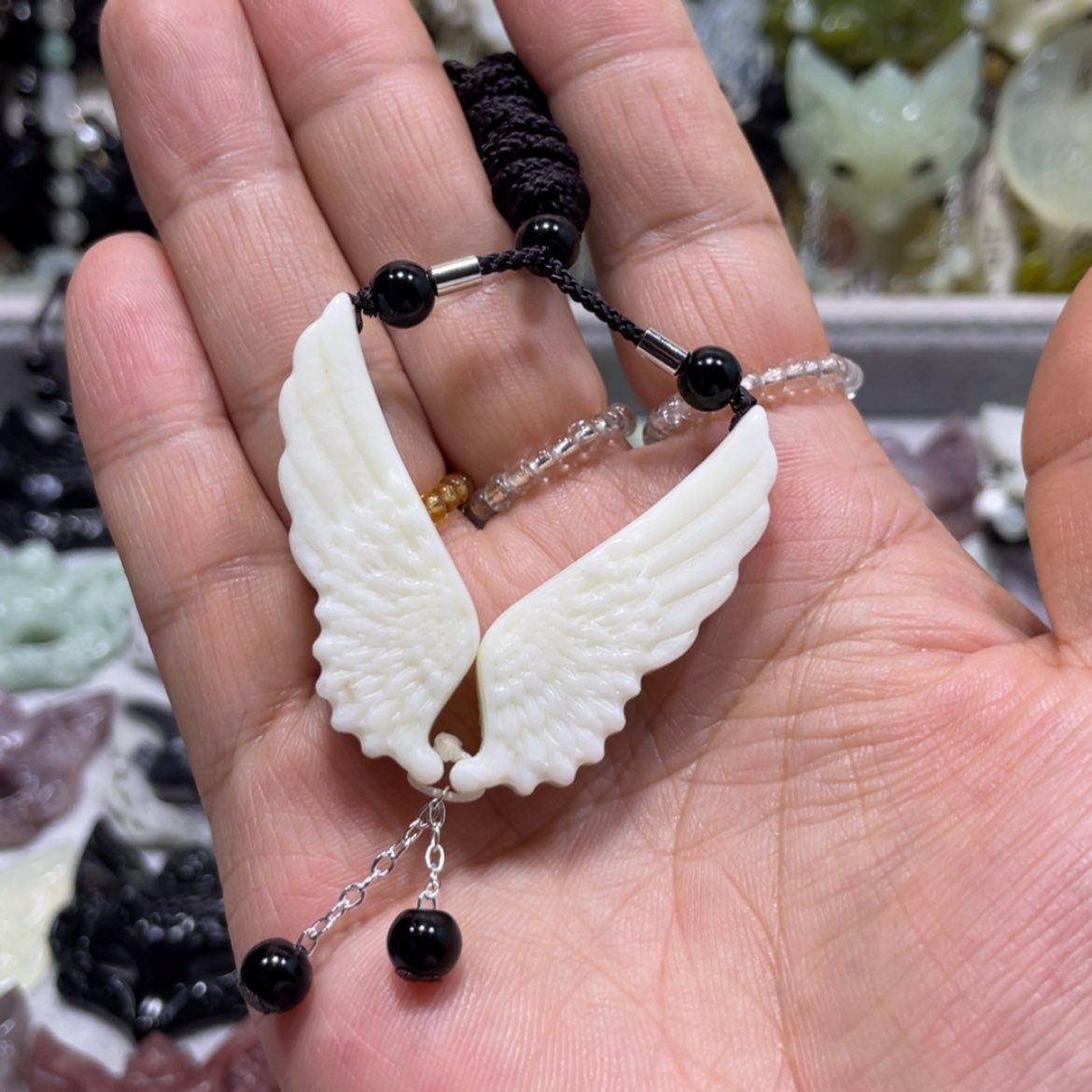 【闪购商品】岫玉颈饰未镶嵌40吊坠