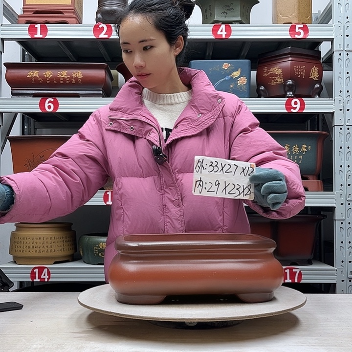 紫砂花盆紫砂花盆